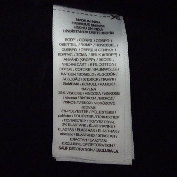 Ralph Lauren Skinny Ankle Jeans Women's Size 8 Black Beaded Stretch Denim - Picture 12 of 13